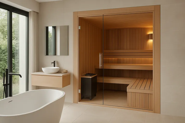 Maak van je woning een spa met een ingebouwde sauna die naadloos opgaat in je interieur