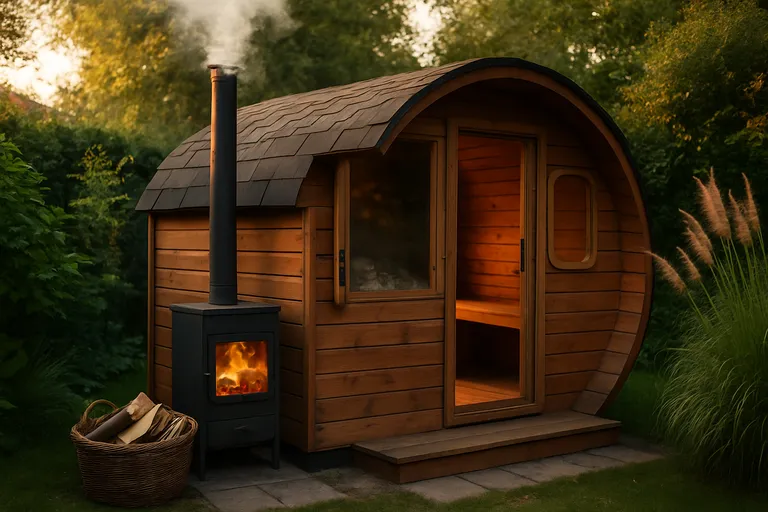 Ervaar de unieke charme van een sauna op hout in je eigen tuin