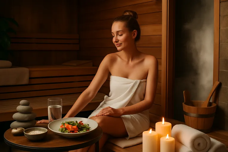 Ultiem genieten van een luxe sauna beleving met wellnessrituelen en culinaire verwennerij