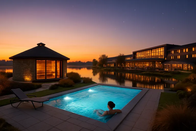 Wellness en sauna aan het meer van bussloo: ontspannen van zonsopgang tot sterrenhemel