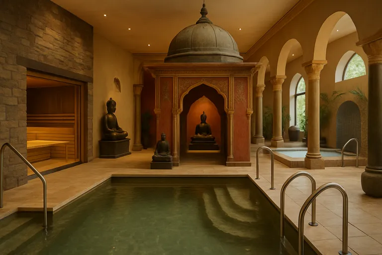 Faciliteiten: sauna's, baden en spa